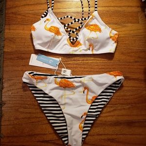 Women's Flamingo Reversible Bikini